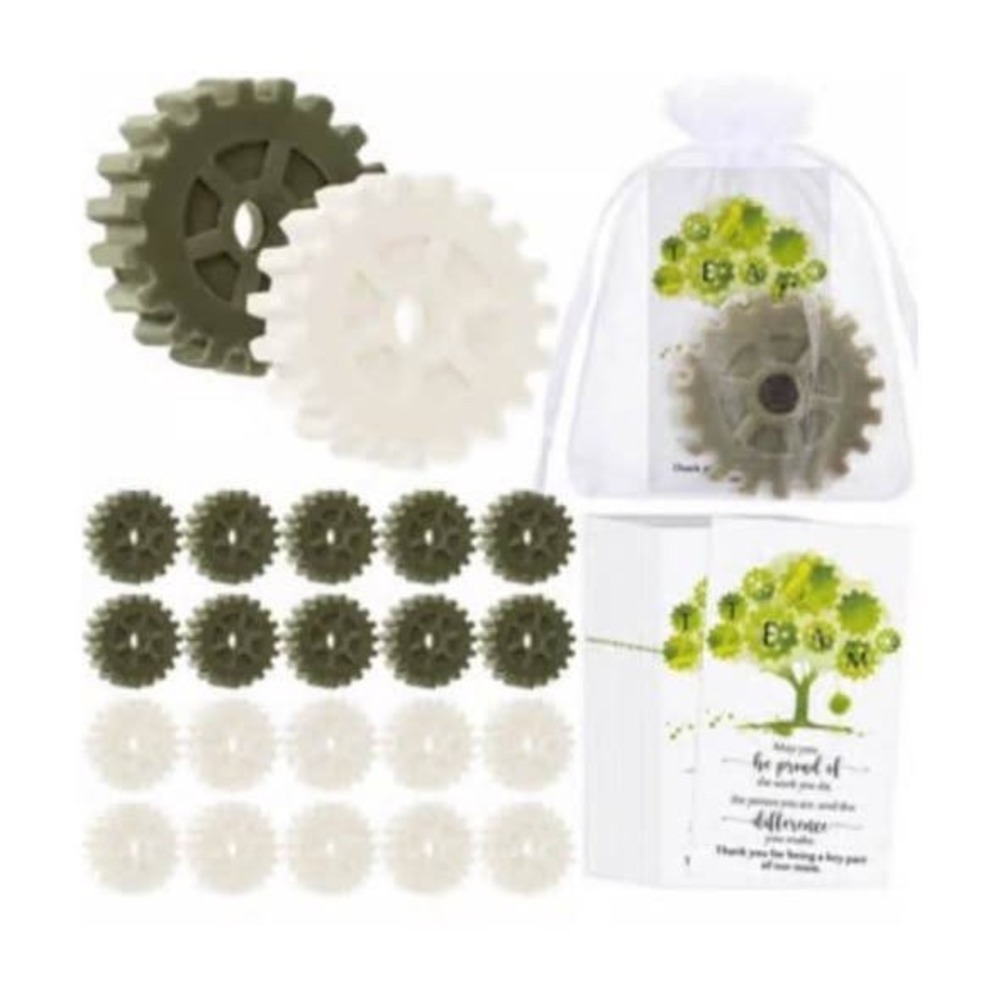 Dansib 30 Sets Employee Appreciation Gear Soap Gifts with Cards and Bags Bulk‎